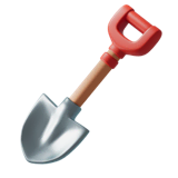 shovel Emoji apple