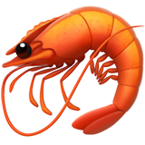 shrimp Emoji apple