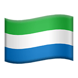 🇸🇱 Flag: Sierra Leone Emoji on Apple macOS and iOS iPhones