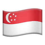 singapore Emoji apple