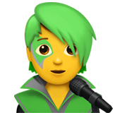 singer Emoji apple