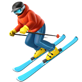 skier Emoji apple
