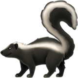 skunk Emoji apple