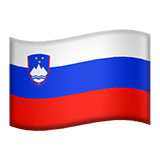 🇸🇮 Flag: Slovenia Emoji on Apple macOS and iOS iPhones