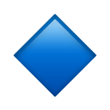 small-blue-diamond Emoji apple