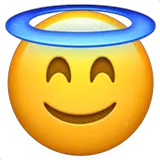 😇 Lächelndes Gesicht mit Heiligenschein Emoji — Bedeutung, Kopieren und  Einfügen