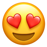 smiling-face-with-heart-eyes Emoji apple