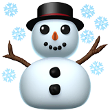 snowman Emoji apple
