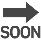 soon-arrow Emoji apple