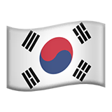 south-korea Emoji apple