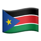 🇸🇸 Flag: South Sudan Emoji on Apple macOS and iOS iPhones