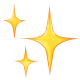 sparkles Emoji apple