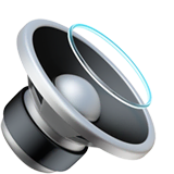 speaker-medium-volume Emoji apple