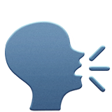 speaking-head Emoji apple