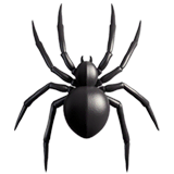 spider Emoji apple