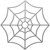 spider-web Emoji apple