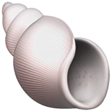 Spiral Shell Emoji on Apple macOS and iOS iPhones
