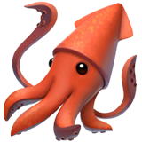 squid Emoji apple