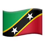 st-kitts-nevis Emoji apple