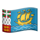 st-pierre-miquelon Emoji apple