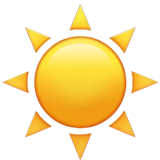 sun Emoji apple