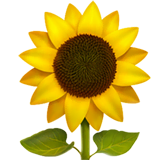 sunflower Emoji apple