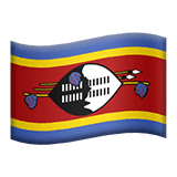 🇸🇿 Flag: Eswatini Emoji on Apple macOS and iOS iPhones