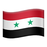 🇸🇾 Flag: Syria Emoji on Apple macOS and iOS iPhones