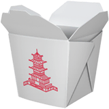 Takeout Box Emoji on Apple macOS and iOS iPhones