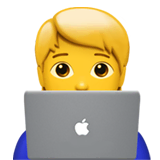 technologist Emoji apple