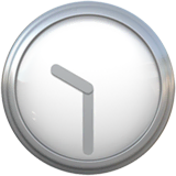 ten-thirty Emoji apple