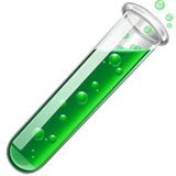 test-tube Emoji apple