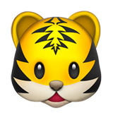 tiger-face Emoji apple