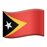 timor-leste Emoji apple