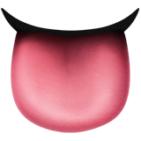 tongue Emoji apple