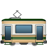 tram-car Emoji apple