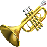trumpet Emoji apple