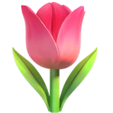 tulip Emoji apple