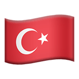 🇹🇷 Drapeau de la Turquie Émoji sur Apple macOS et iOS iPhones