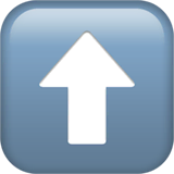 up-arrow Emoji apple