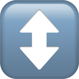 up-down-arrow Emoji apple