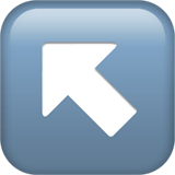 up-left-arrow Emoji apple