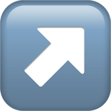 up-right-arrow Emoji apple