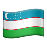 uzbekistan Emoji apple