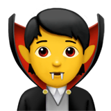 vampire Emoji apple
