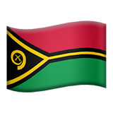 vanuatu Emoji apple