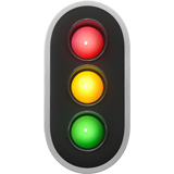 vertical-traffic-light Emoji apple