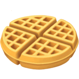 waffle Emoji apple