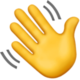 waving-hand Emoji apple