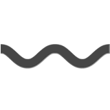 wavy-dash Emoji apple